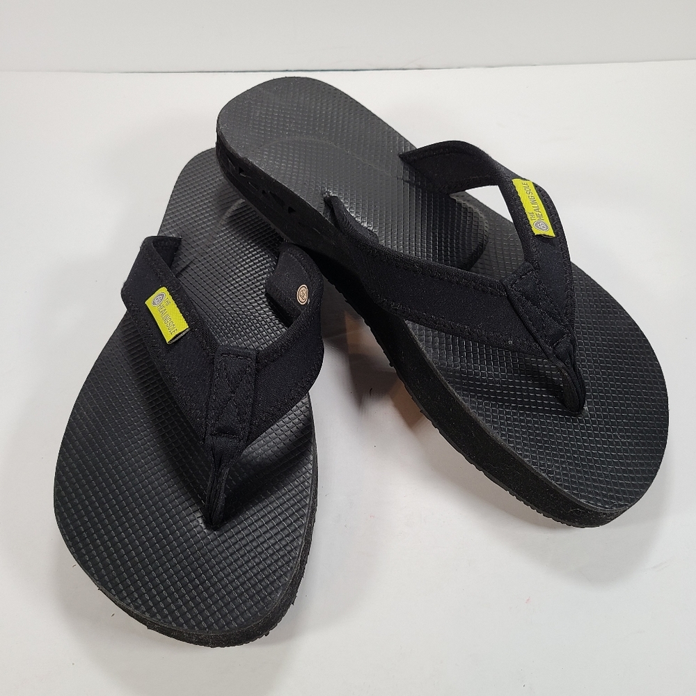 The Healing Sole Original Black Flip Flop Sandals Women's 10.5 Men’s 9